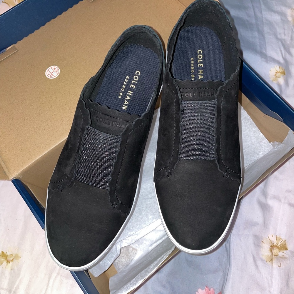 New Cole Haan slip on sneakers
